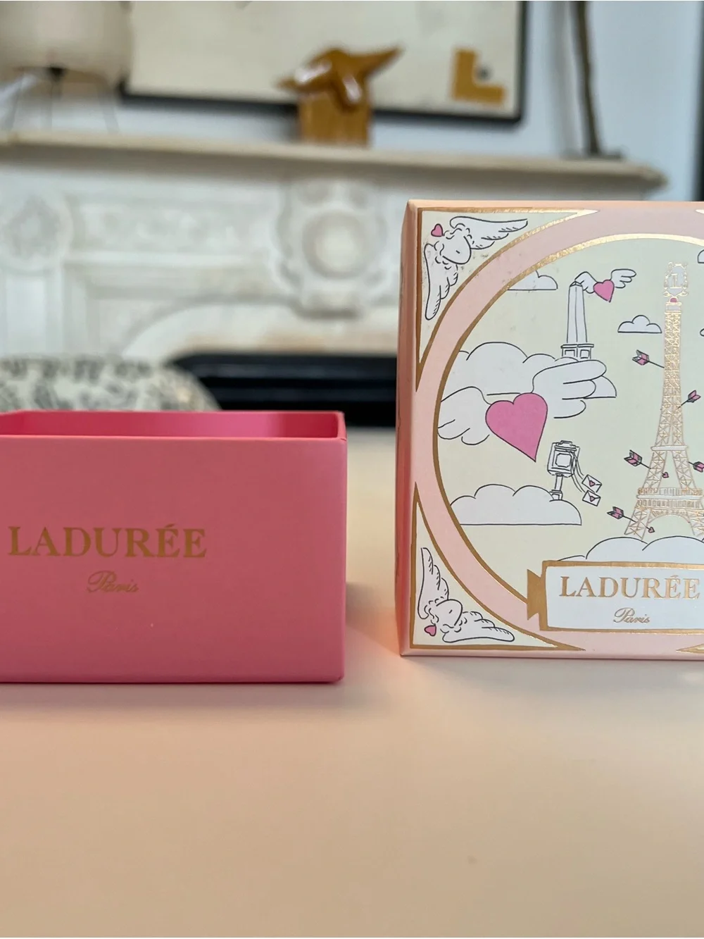 Ladurée Paris Decorative Pink Storage Box